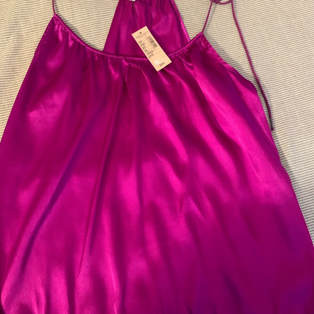 Fuchsia String Tank Top - Picture 9 of 9
